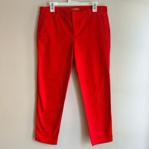 Joe Fresh Women's Vibrant Red Straight Leg Jeans- Size 8
